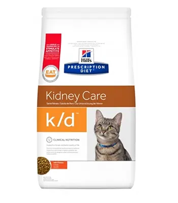 Hill's Prescription Diet k/d Feline, 1.81 Kgs - Kidney - Kitten Adult Cat Dry Food